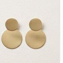 Resin drop earrings