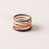 Stacking enamel rings