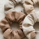 Linen scrunchie set